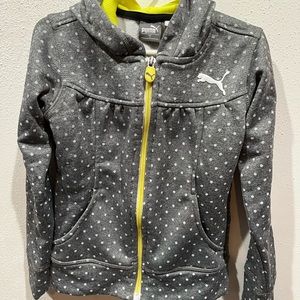 Puma size 5 zip-up sweatshirt